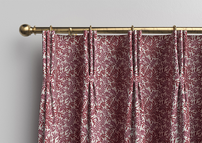Leaf Vine, Rouge - Made to Measure Curtains - Image 11